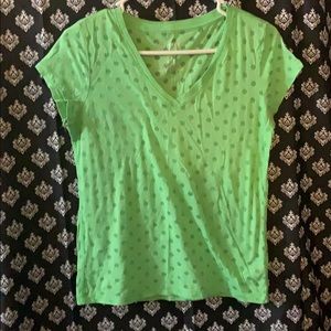 Minty green aero tee.